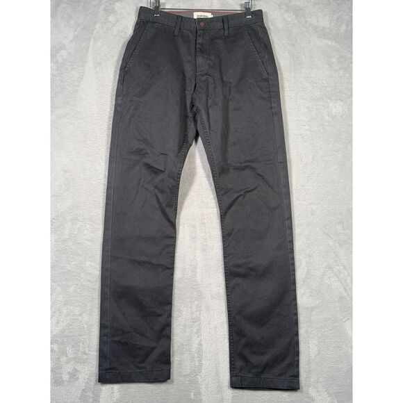 Taylor‎ Stitch Pants Mens 29x35 Black Selvedge Chino - Picture 1 of 8